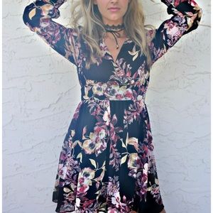 Boutique Flower Print Dress